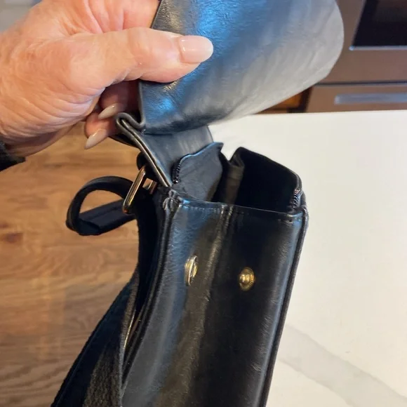 Convertible black bag/ backpack. Never used- perfect! - Picture 8 of 8